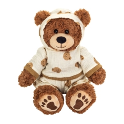 Ours brun souple en pyjama