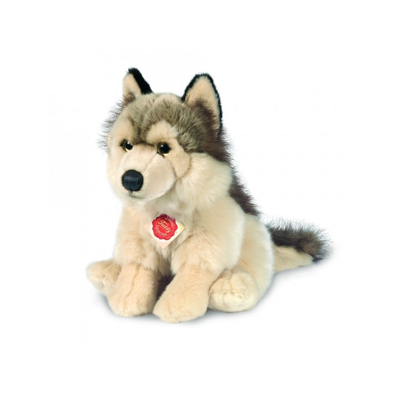 Loup assis 29 cm
