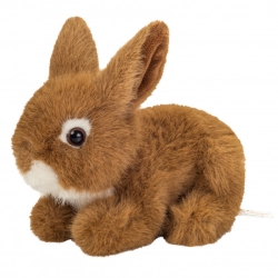 Lapin brun assis 17 cm