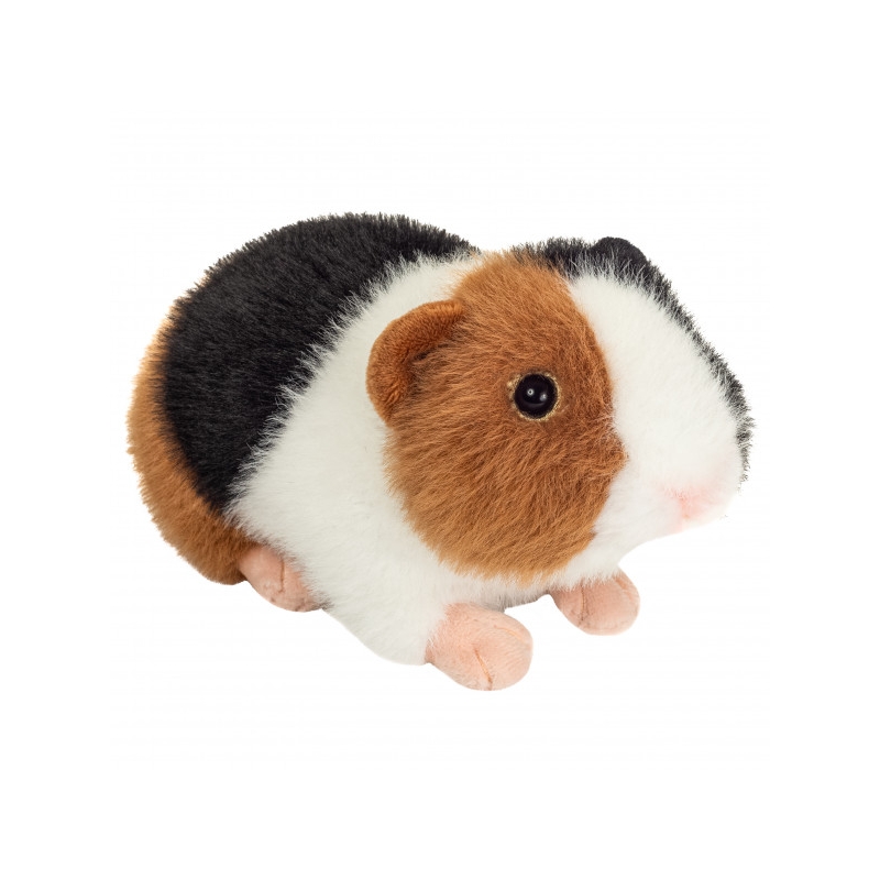 Cochon d'Inde tricolore avec brun clair 19 cm