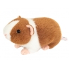 Cochon d'Inde brun clair et blanc 19 cm