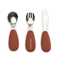 Set de couverts en silicone - La forêt Mawa