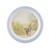 Pierre Lapin - Grande assiette plate bleue
