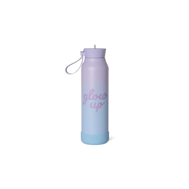 Citron - Gourde isotherme Glow Up bleu/mauve 500 ml