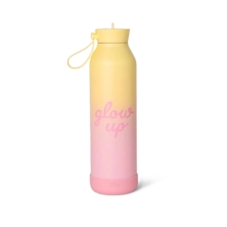 Citron - Gourde isotherme Glow Up Rose/jaune  350 ml
