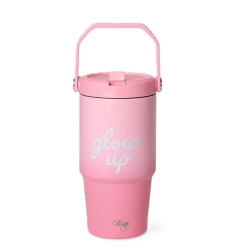 Citron - Gourde isotherme poignée 600ml Glow Up rose