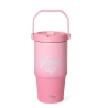 Citron - Gourde isotherme poignée 600ml Glow Up rose