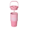 Citron - Gourde isotherme poignée 600ml Glow Up rose