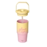 Citron - Gourde isotherme poignée 600ml Glow Up rose/jaune