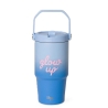 Citron - Gourde isotherme poignée 600ml Glow Up bleu