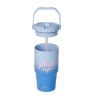 Citron - Gourde isotherme poignée 600ml Glow Up bleu
