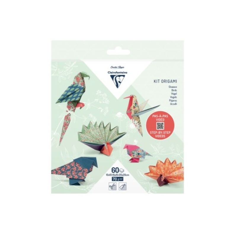 Kit origami - Oiseaux