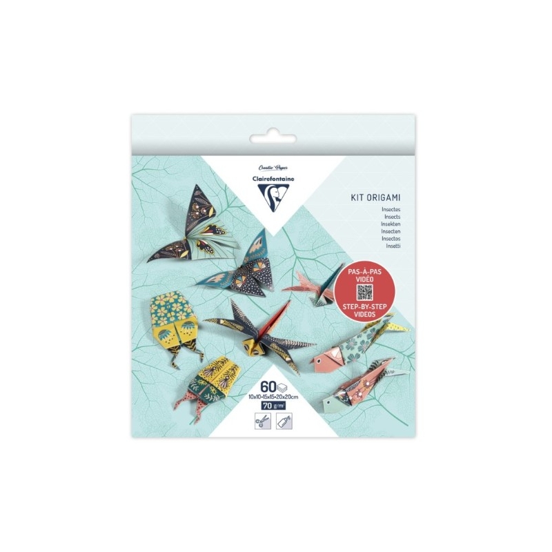 Kit origami - Insectes