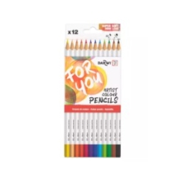 12 Crayons de couleurs