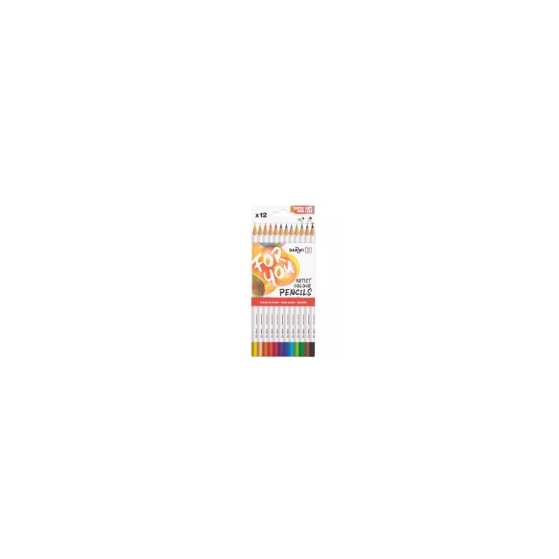 12 Crayons de couleurs