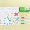 Scribble mat - Coloriage sur tapis en silicone - On the Farm