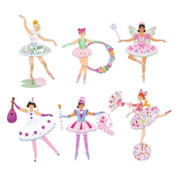 Pantins à colorier - Tutus