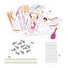 Pantins à colorier - Tutus