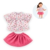 Ma Corolle - Blouse fleurie et jupe rose