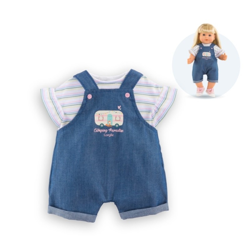 Mon grand poupon Corolle 36cm - Combishort et t-shirt