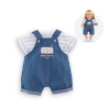 Mon grand poupon Corolle 36cm - Combishort et t-shirt
