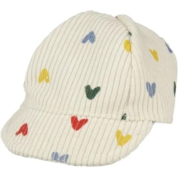 Casquette coeur  pour poupée 28-35cm