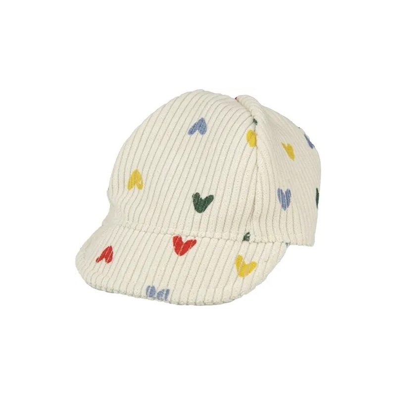 Casquette coeur  pour poupée 28-35cm