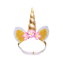Bandeau Licorne pour poupée 35-45 cm