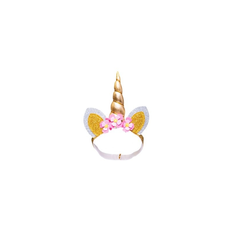Bandeau Licorne pour poupée 35-45 cm