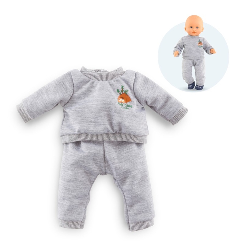 Mon premier poupon Corolle - Jogging gris 2 pièces