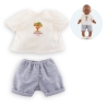 Mon premier poupon Corolle - T-shirt et short gris