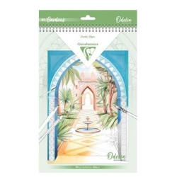 Odelia - Bloc de coloriage - Les jardins