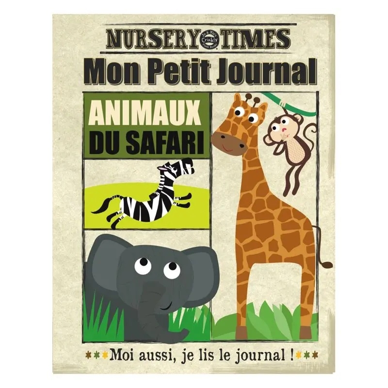 Livre qui crépite - Les animaux du safari