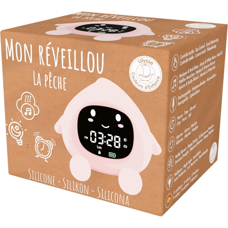 Veilleuse réveil la pêche