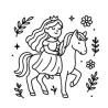 Livre de coloriage - Les princesses