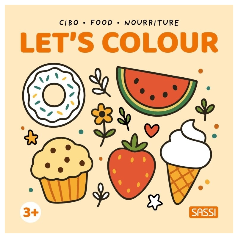 Livre de coloriage - La nourriture