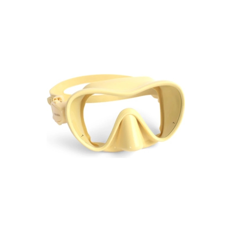 Masque de plongée jaune