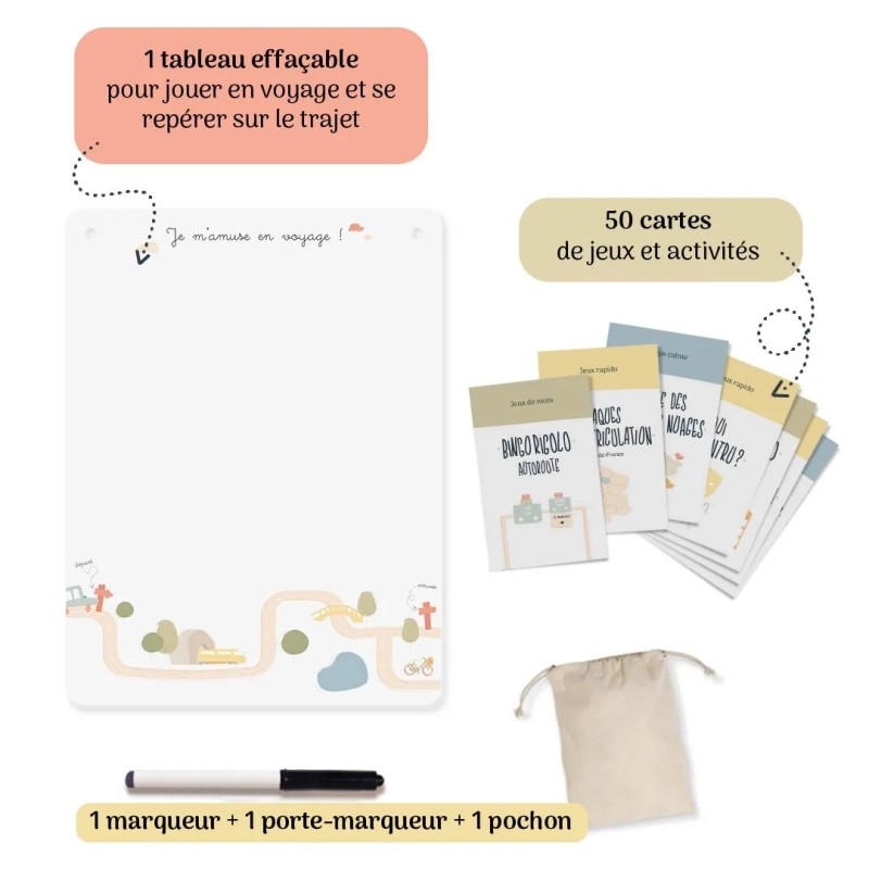 Je m'amuse en voyage sans écran