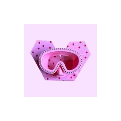 Waterplops masque 5/12ans - Rose sucettes