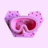 Waterplops masque 5/12ans - Rose sucettes