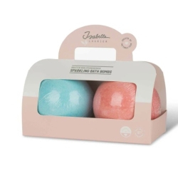 Set de 2 bombes de bain - Fraise et océan
