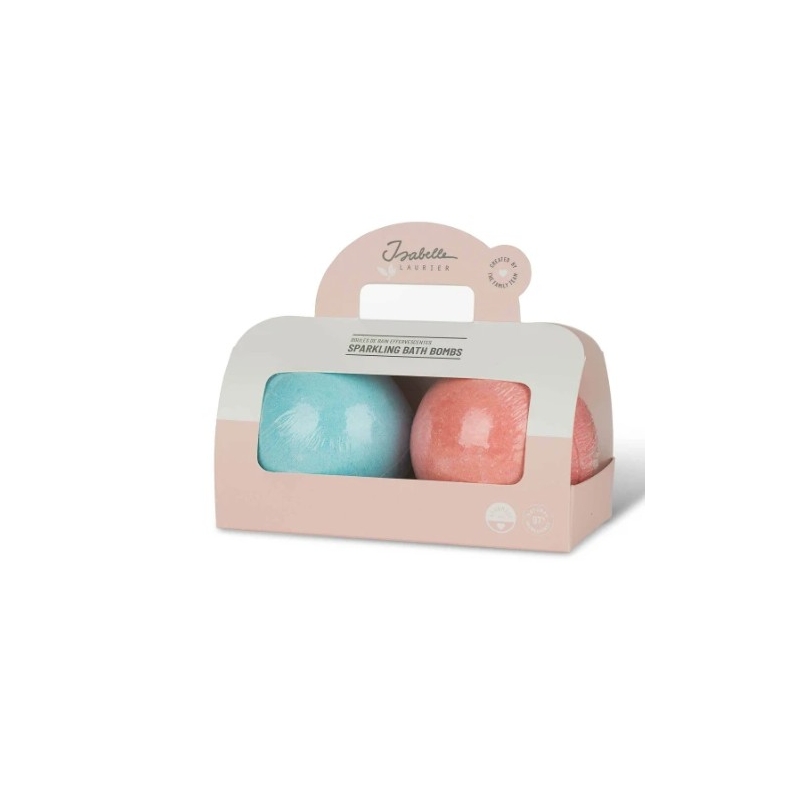 Set de 2 bombes de bain - Fraise et océan