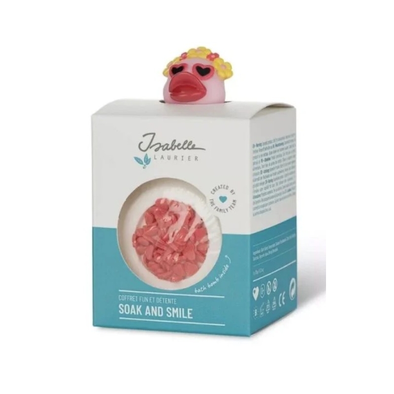 Coffret bombe de bain et canard - Musc doux
