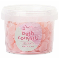 Confettis de bain parfum rose