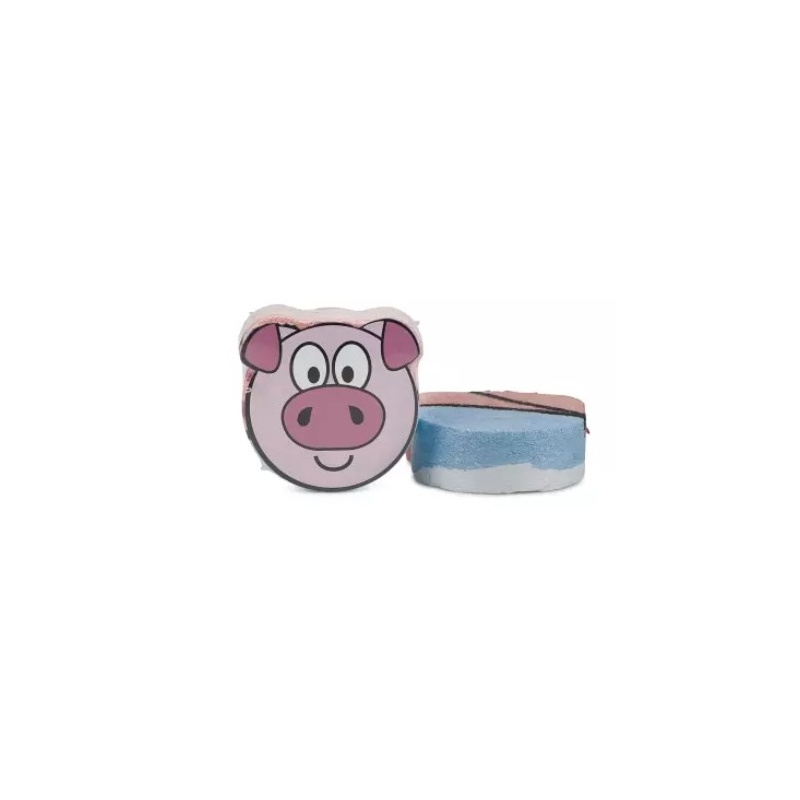 Serviette comprimée en coton - Cochon