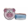 Serviette comprimée en coton - Cochon