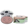 Serviette comprimée en coton - Vache