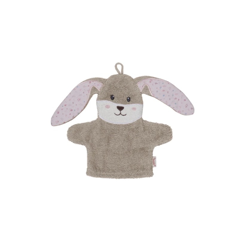 Gant de toilette marionnette Lapin Hanni