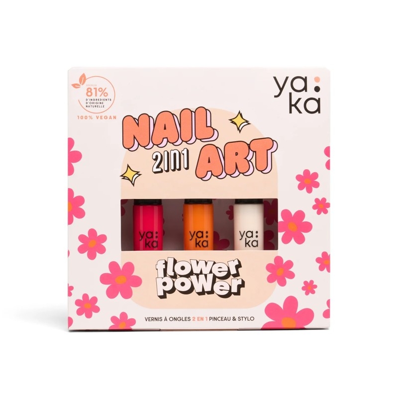Nail Art Yaka - Coffret Flower Power