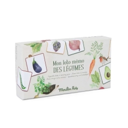 Le jardin du moulin - Mon loto mémo des légumes
